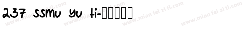 237 ssmu yu ti字体转换